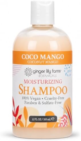 Ginger Lily Farms Botanicals Shampoo, 12oz, Coco Mango