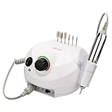 Belle Electric Nail Drill,Professional 30000RPM Nail Drill Machine,Electric Nail File Manicure Drill Set for Acrylic Gel Nail,E File Nail Drill,110V,White