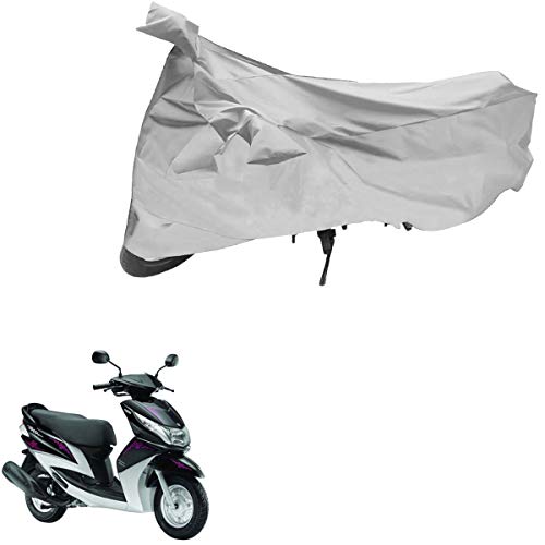 Image of Vocado Silver Bike Body Cover with Mirror Pocket for Yamaha Ray