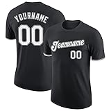 Custom Baseball T-Shirts Customize Shirts for Women Men Add Your own Shirt Personalized Message Unisex T-Shirt