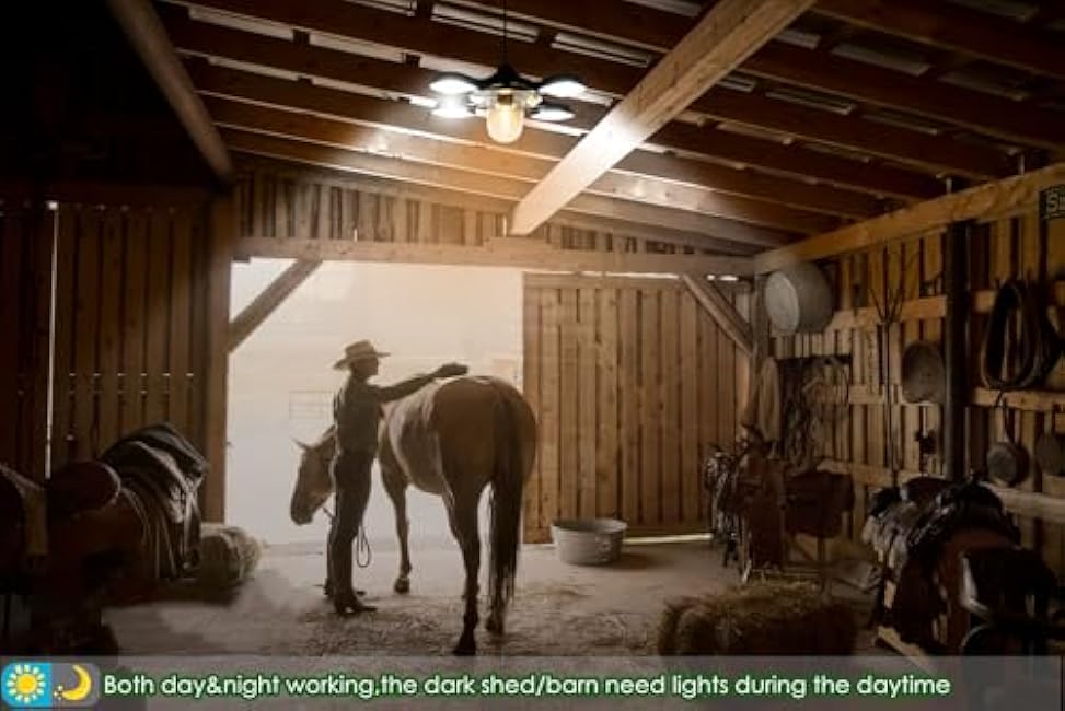 HULPPRE Solar Shed Light Solar Pendant Lamp Cool or Warm White 192Leds