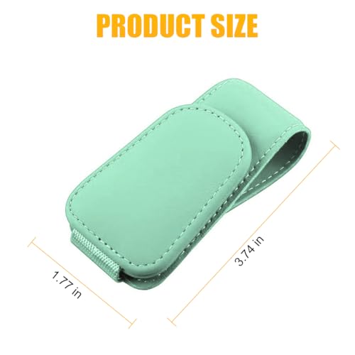 Image of AICEL Sunglasses Holders for Car Sun Visor, Leather Eyeglasses Hanger Mounter, Magnetic Glasses Holder and Ticket Card Clip, Auto Interior Accessories Universal for SUV Pickup Truck