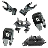 TRQ Engine & Transmission Mount Kit Compatible with 2006-2011 Chevrolet Impala 2006-2007 Monte Carlo