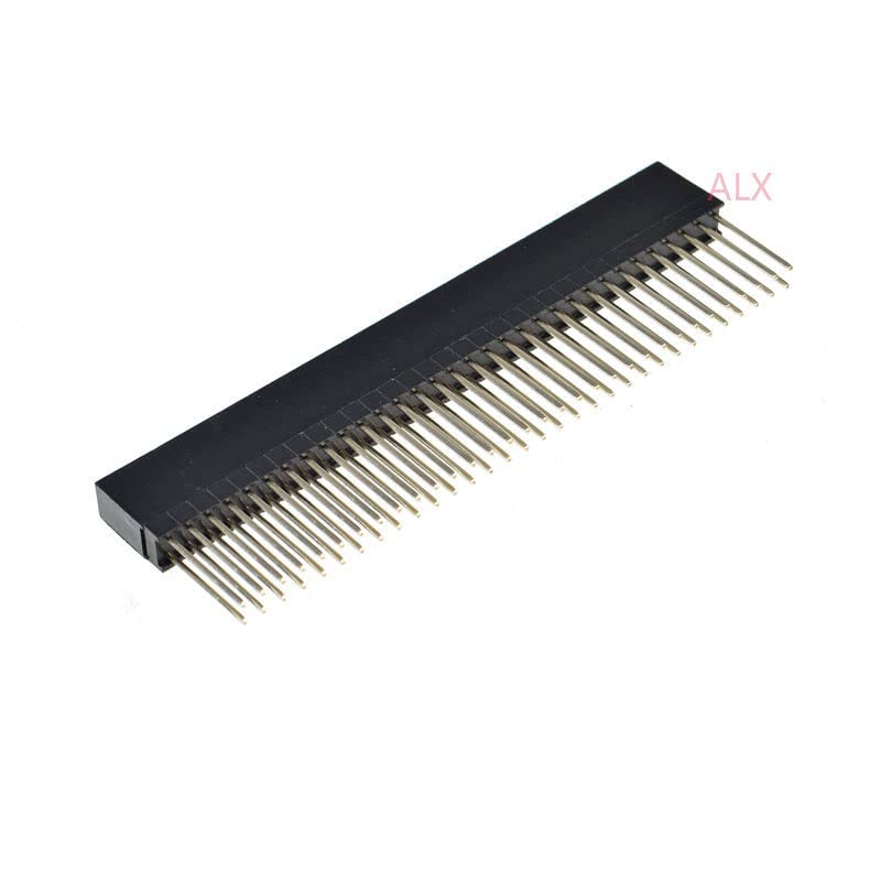 2PCS 2x32 PIN Double Row Straight Female PIN Header 2.54MM Pitch pin Long 12MM Strip Connector Socket 2 * 32 64 PIN 2x32Pin pc104