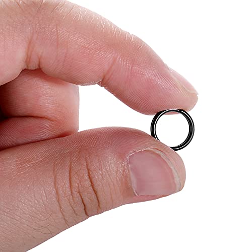 30PCS Chiusura ganci moschettoni piccoli e 300PCS Anelli di Salto