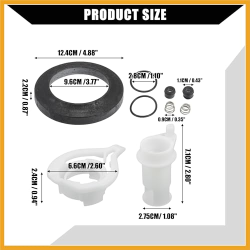 Image of 42049 Water Valve Style II Kit for Aqua Magic Style II Permanent Toilets /Leak-Resistant RV Toilet Water Assembly Valve Kit / 1Set Replacement