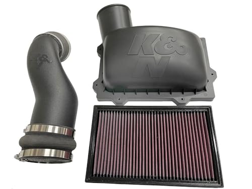 K&N 57-0422 Kit Filtro Aspirazione Aria Auto, Lavabile E Riutilizzabile Per VW Golf E Audi A3 - 2
