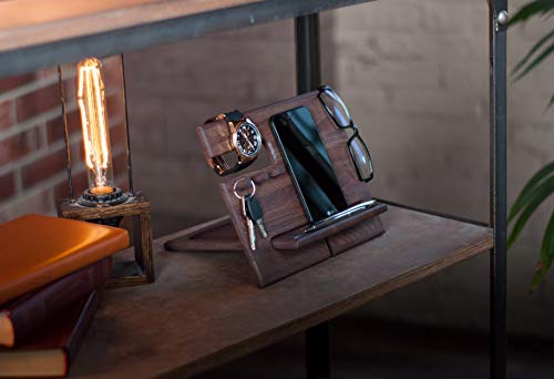 Regalo da Uomo Supporto per telefono in legno con