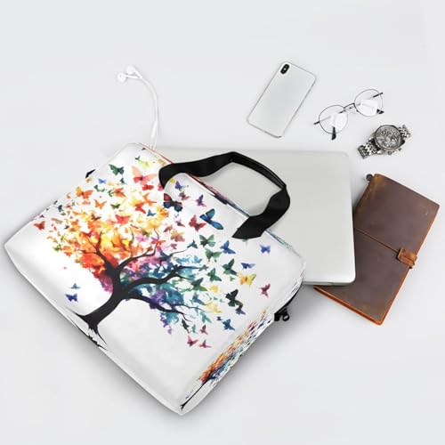 Funda Maletín para Laptop Mariposas y Árbol Abstracto miniatura 6
