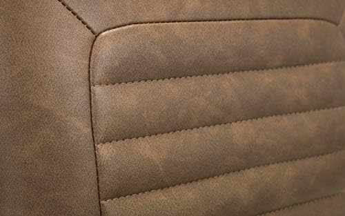 Julian Bowen Gehry Upholstered Office Chair, Brown