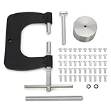 Semi Tubular Rivets Tool, 1/8' Vent Window Restoration Tool Kit with Cylindrical Rivet Tool for Tonka Pinball Vent Colema n Repair, 50 Piece Set(Add Column Rivet Tool)