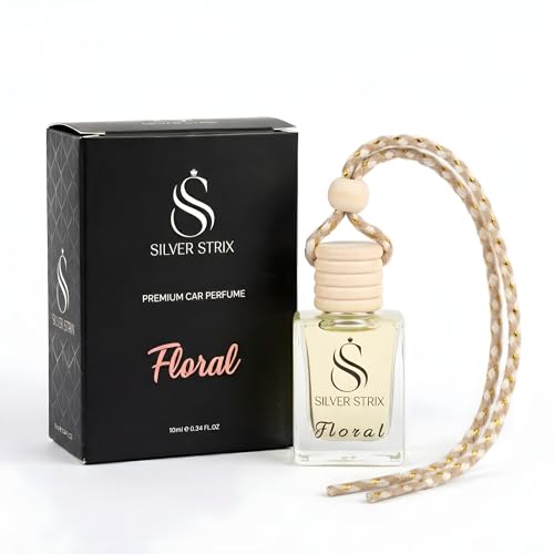 Image of Car Perfume Air Freshener | Long Lasting Fragrance for Car Interior | Premium Luxury Scent for Fresh & Pleasant Drive | Easy to Use Car Freshener for All Vehicles (Floral)
