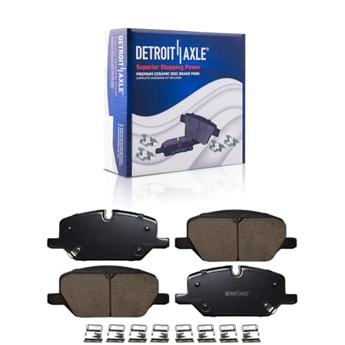 Image of Detroit Axle - Front Brake Kit for 2021-2023 Buick Envision 2020-2023 Cadillac XT4 Disc Brake Rotors Ceramic Brake Pads 2022 Replacement : 12.64 inch inch Rotor
