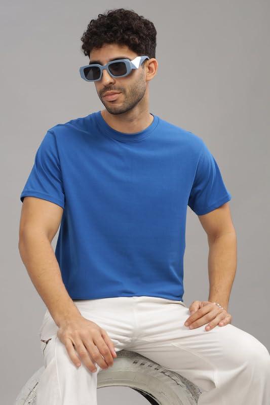 Image of XENOVAURBAN Unisex Regular Cotton Solid Color Tshirt