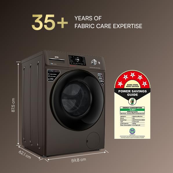 IFB 9 Kg 5 Star, DeepClean® Technology, AI Powered, WiFi, Fully Automatic Front Load Washing Machine (EXECUTIVE MXN 9014K CMS, PowerSteam®, 9 Swirl, Steam Refresh, Inbuilt Heater, Eco Inverter, Mocha) view 2