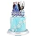 Happy Birthday Frozen Card, ZHULIA - Toppers per torta di compleanno in acrilico e decorazioni per torte per feste congelate per i fan di Frozen Decorazioni per torte di compleanno per bambini.