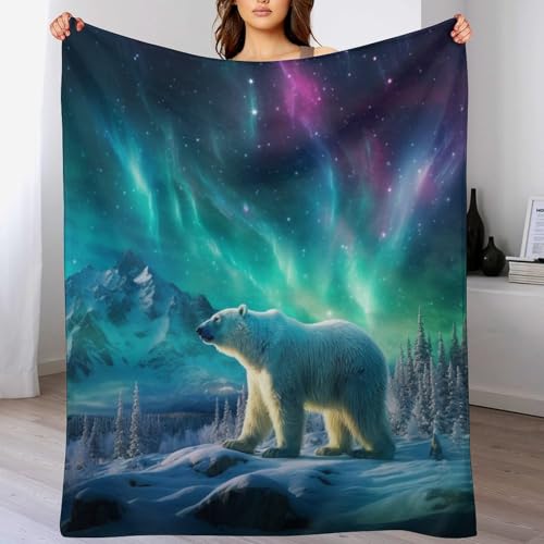 Couverture en Peluche Légère Chaude Super Douce en Toute Saison