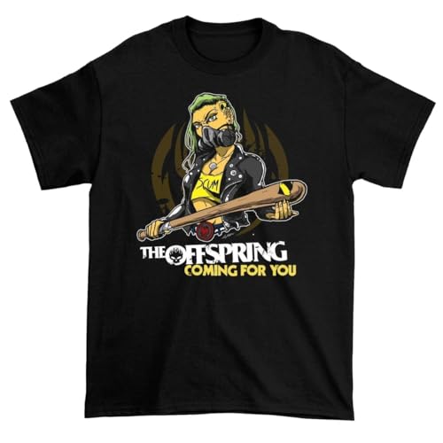 CJVXZVXB The Offspring Band Music T-Shirt Cotton BlackXL