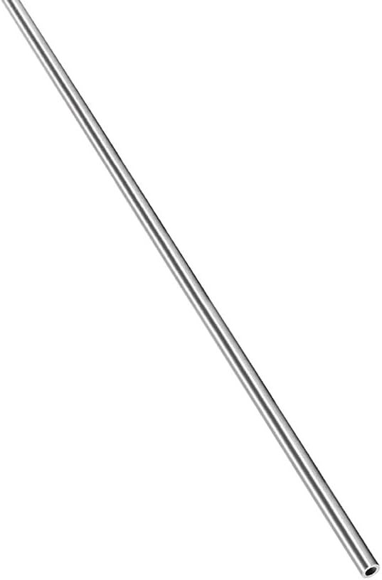 304 Stainless Steel Round Tubing 3mm OD 0.8mm Wall Thickness 250mm Length Seamless Straight Pipe Tube