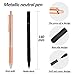 JIMMIDDA Metal Rollerball Pens, Luxury Liquid Gel Ink Roller Ball Pen Set for Signature, Calligraphy and Painting