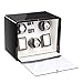 Produktbild LWBAN-Packing automatischer Uhrenbeweger für 2 Uhren, Kristall, 3 Arten der Stromversorgung, 4 Timer- 35 x 22 x 28 cm weiß