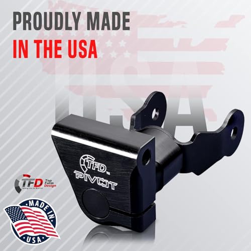 The Pivot for Peloton Bike Screens, Made in USA - 360 Degree of Movement Adjuster | Easily Adjust & Rotate Your Peloton Monitor | Peloton Accessories by TFD