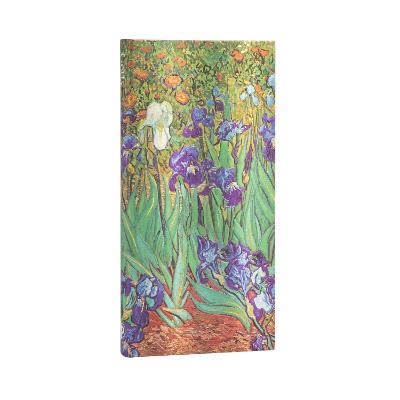 PaperblanksVan Gogh Iris 12 Month 2024 Diaries | Horizontal | Delgado (95 × 180 mm)