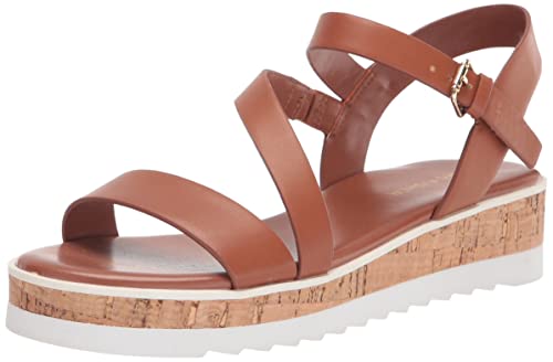 Marc Fisher - Sandalo da donna con zeppa Grandie, Beige (Mnall), 36.5 EU