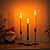 Smtyle Black Candlestick Holders Taper Candle Holder Set of 3 for Mantel Decor, Modern Vintage Farmhouse, Dining Table & Weddings
