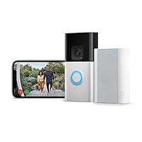 Ring Battery Video Doorbell Plus (Newest gen) + Chime Pro | DIY Wireless Video Doorbell Camera with 1536p HD Video, Head-To-Toe View, Quick Release Battery Pack | Easy to install (5min)