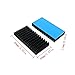 Aluminum Heatsink SJZBIN 2PCS 80x40x11mm Black Heat Sinks Radiator Board Cooling Radiator Fin Heat Cooler with Thermal Conductive Adhesive Tape for Cooler Electronics CPU Led Cooling Fin