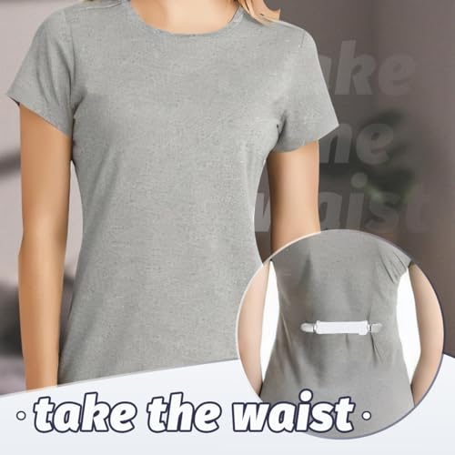 Pant Waist Tightener Waist Cinch Clip Belt Adjustable Elastic Pant Clip Clothing Dress Clips Back Cinch for Women4