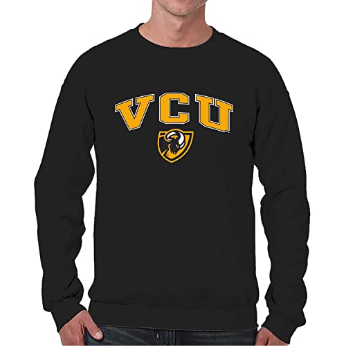 Image of NCAA College Sweatshirt Fleece Crewneck Pullover for Men and Women | Officially licensed NCAA college gameday crewneck pullover - 9 oz fleece lined sweatshirt with arch and logo design