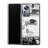 DeinDesign Silikon Hülle kompatibel mit Xiaomi 12 Pro 5G Case transparent Handyhülle Augsburger Panther Eishockey Offizielles Lizenzprodukt