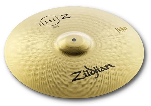 Zildjian Planet Z Complete Cymbal Pack Bundle with Cymbal Bag, Drumsticks, and Austin Bazaar Polishing Cloth - Thumbnail 4