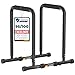 DH FitLife - Barras Paralelas para Calistenia en Casa | Robusta, Estable y Versátil | Dip Station Ajustable en Tres Alturas (80/90/100 cm) | Ideal para Fondos, Flexiones y Entrenamiento de Fuerza