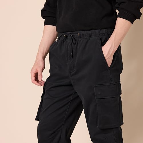 Amazon Essentials Men's Drawstring-Waist Regular-Fit Cargo Jogger3