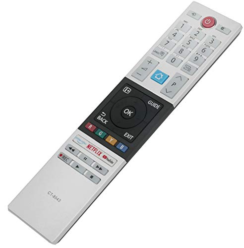 ALLIMITY CT-8543 RC42151P Remote Control Replace for Toshiba HD Ready WLAN TV 49L2863DG 43T6863DG 43L3869DAX 43B6863DG 32L3863DA 43V5863DG 55V5863DG 32LL3A63DA 32W3863DA 40L3863DA 43T6863DA - Image 3