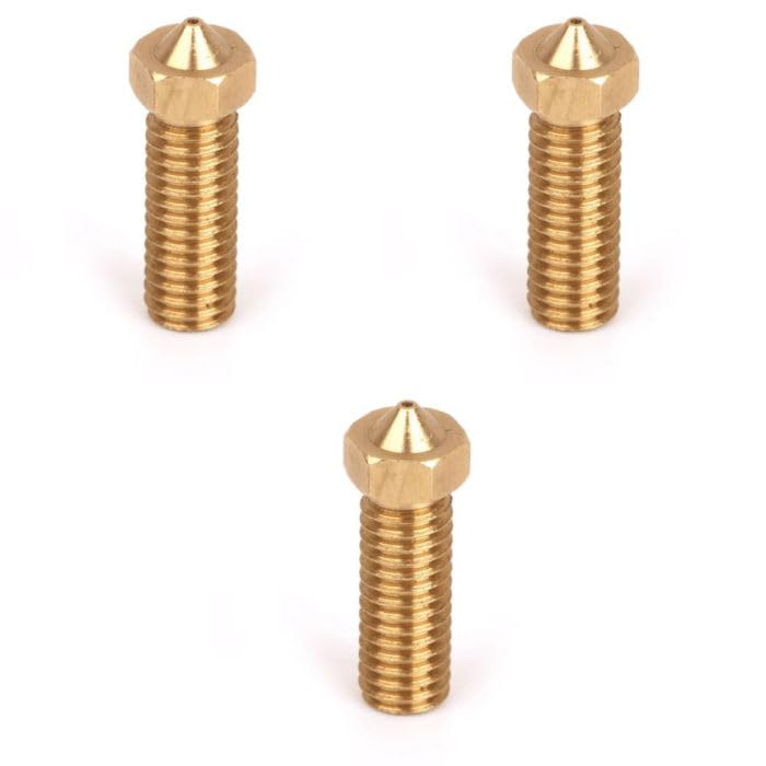 Robocraze V6 Volcano Brass Length Extruder Nozzle 3.0mm x 1.0mm (Pack of 3)-picture-19