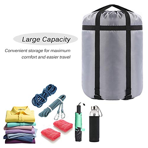 image for Borogo Compression Stuff Sack, 46L Sleeping Bags Storage Stuff Sack Or