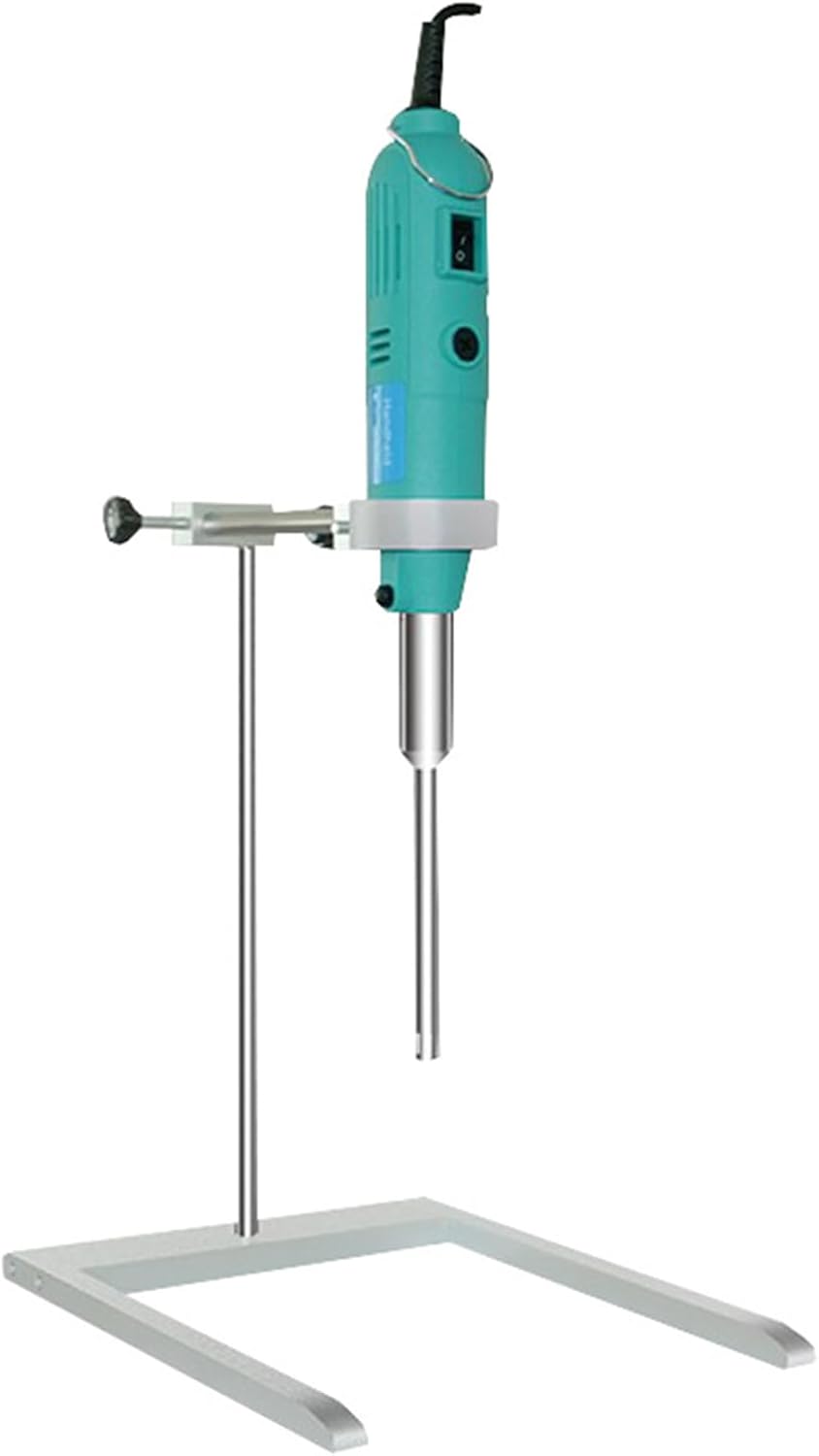 Lab Homogenizer with Bracket, High Speed Homogenizer Lab Emulsifier Disperser, 5000-35000rpm, 10mm Tool, Processing Volume 5-250ml, for Medience, Cosmetics