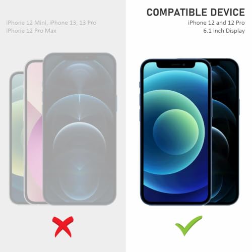 Image of Tempered Glass Screen Protector Compatible for iPhone 12 /12 Pro [MATTE] with Edge to Edge Coverage - Case Friendly, Anti-scratch [Pack of 1] [Matte]