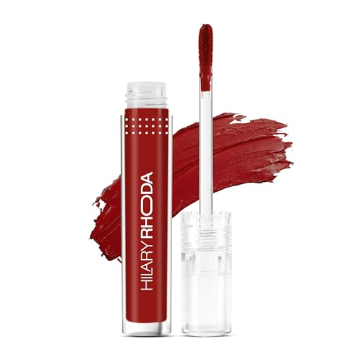 Image of Hilary Rhoda Power Of Matte Liquid Lipstick | Buildable Colour | Long Lasting & Matte Finish | Lightweight & Non-Drying Formula | Smudge Proof & Non-Transferable | 3ml (Elegant Pink - Shade 10)