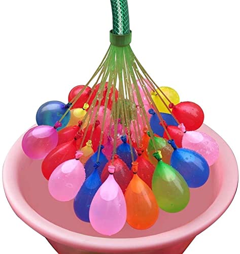 Image of PoPo Toys Holi Water Magic Balloon | Set of 6 Bunch | Auto-fill 222 Balloons | Multicolour Imported Selection (AUTOFILL BALLOONS - 222 BALLOONS) (Pack of 2)