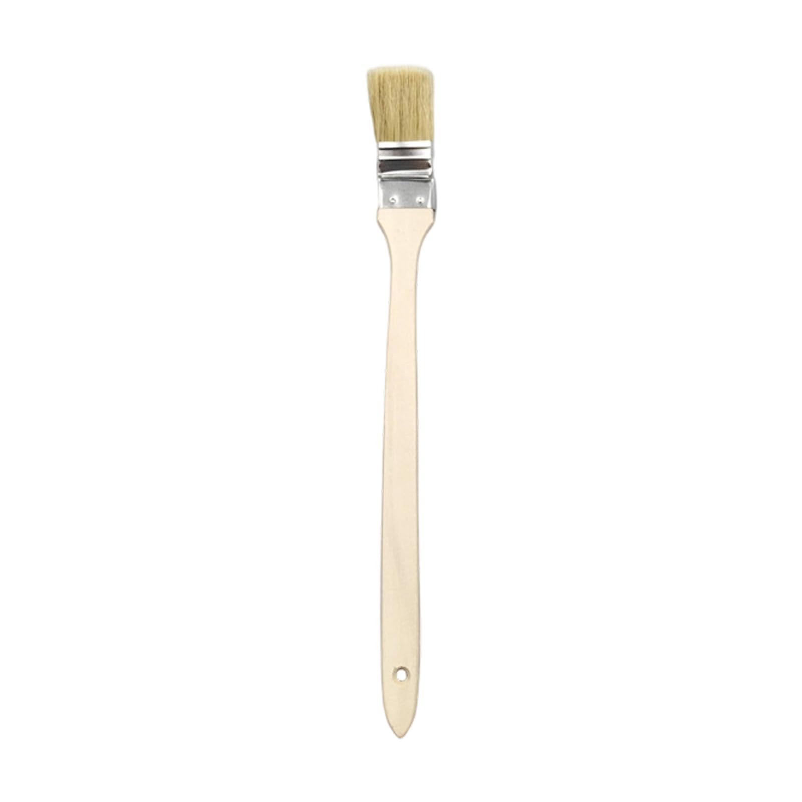 Curved Head Scrub Brush Extended Reach Cleaning Brush Clean Tool with Comfortable Wooden Grip for Deeply Cleaning Curved Head