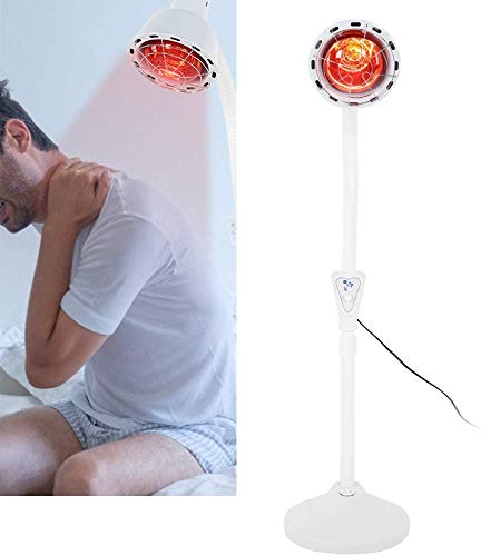 Lámpara de Infrarrojos en Pie, Lámpara Flexible Infrarroja para Termoterapia en Pie, Alivio para Dolores Musculares 275 W