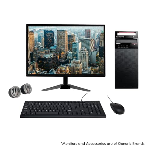 (Refurbished) Lenovo ThinkCentre 19" HD All-in-One Desktop Computer Set (Intel Core i3 4th Gen| 8 GB RAM| 256 GB SSD| 19" HD LED Monitor| KB &... - Image 2