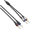 JVC JVC CN-HY01MB ミニプラグx2⇔ミニプラグ(3極)x2 [1.8m]