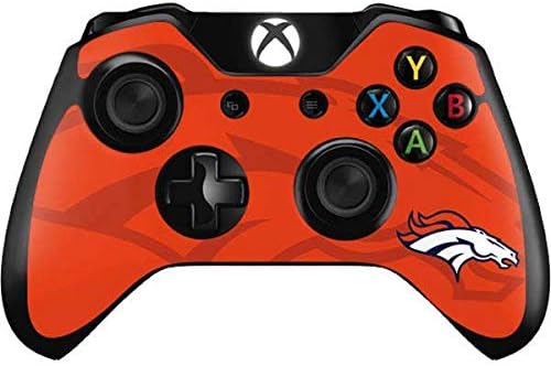 Skinit Decal Gaming Skin Compatible with Xbox One Controller - Officially Licensed NFL Denver Broncos Double Vision Design