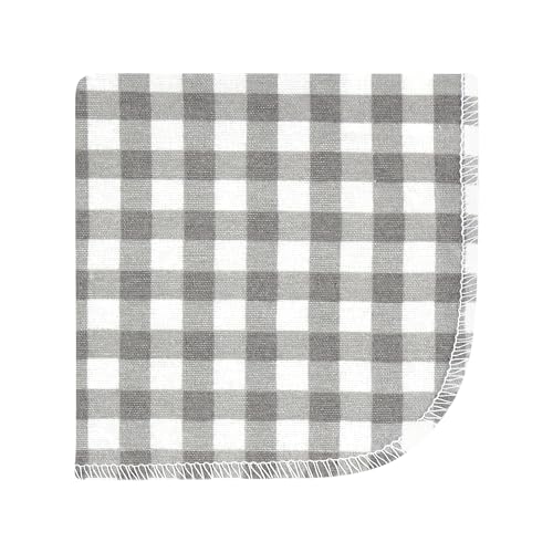 Image of Hudson Baby Unisex Baby Flannel Cotton Poly Washcloths, Farm Friends Cream 10Pk, One Size